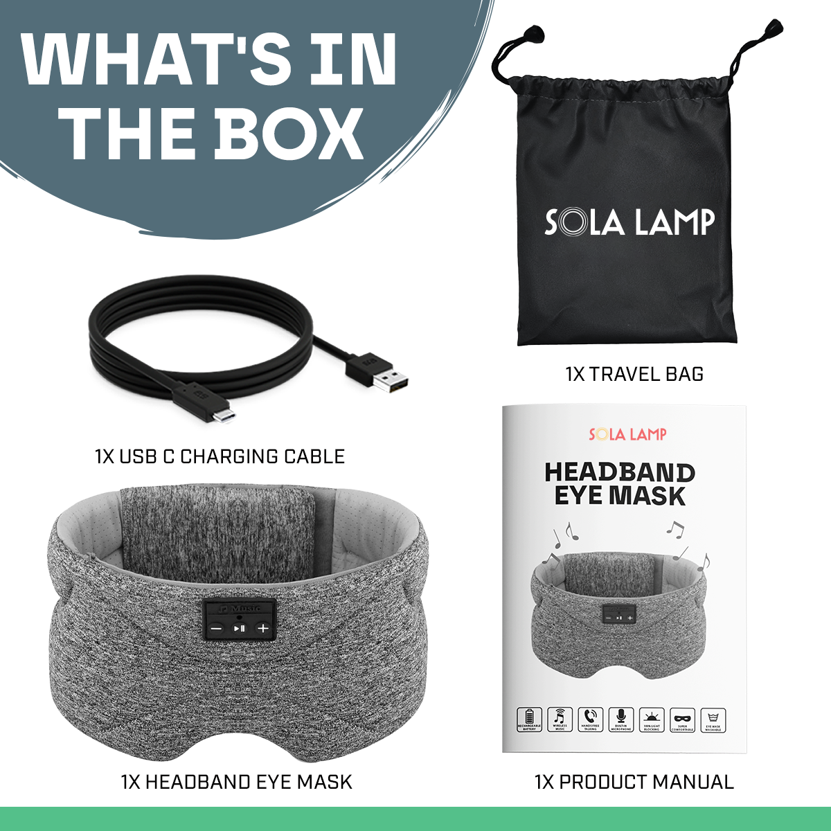 Smart Bluetooth Band Eye Mask