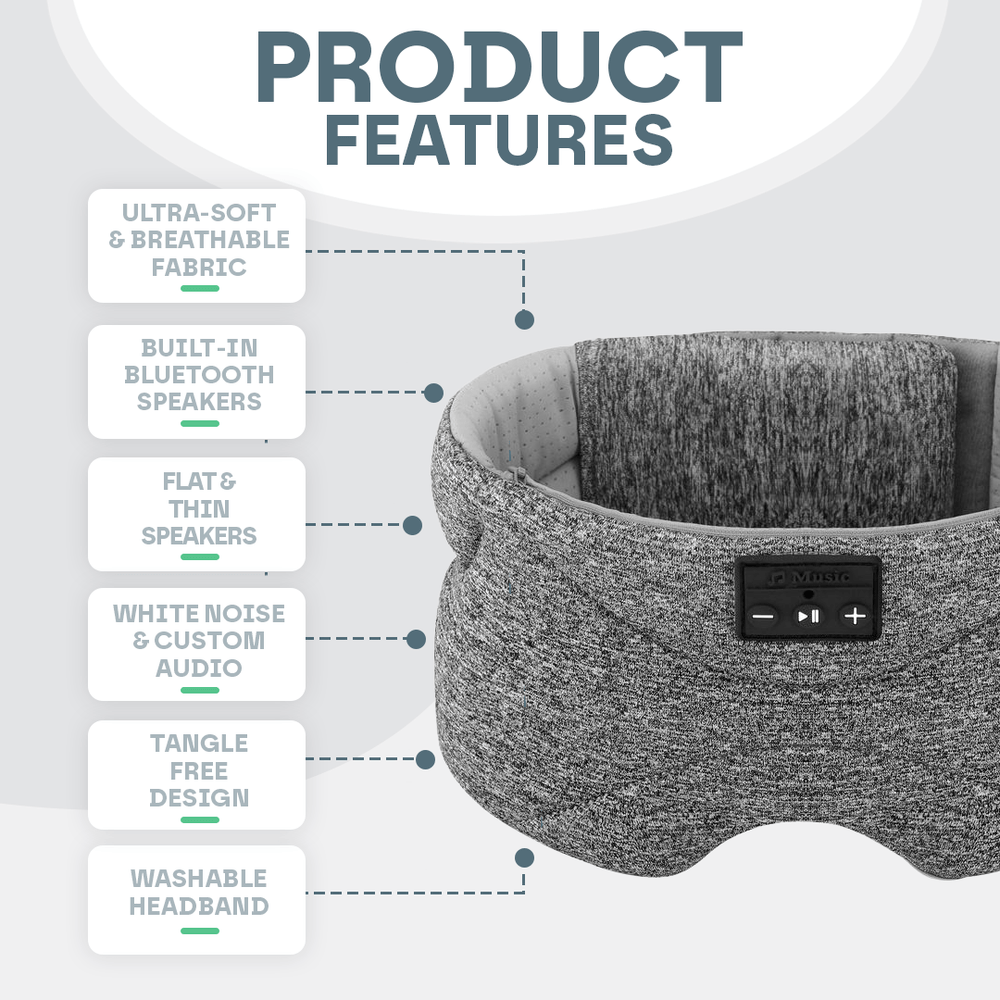 Smart Bluetooth Band Eye Mask