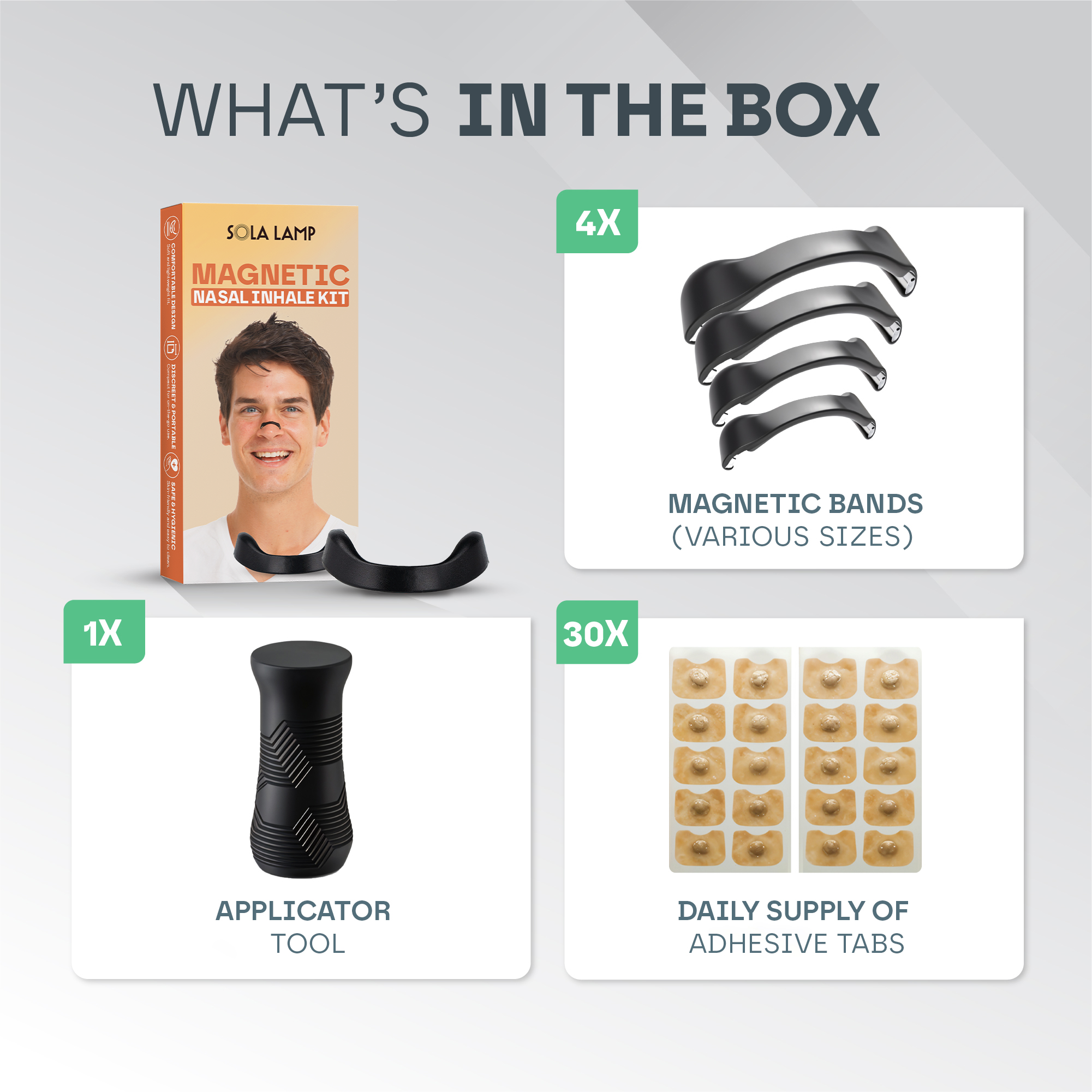 Magnetic Nasal Breathing Kit