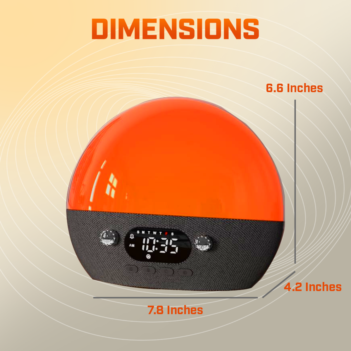 Smart Wake Up Sunrise Alarm Clock Pro