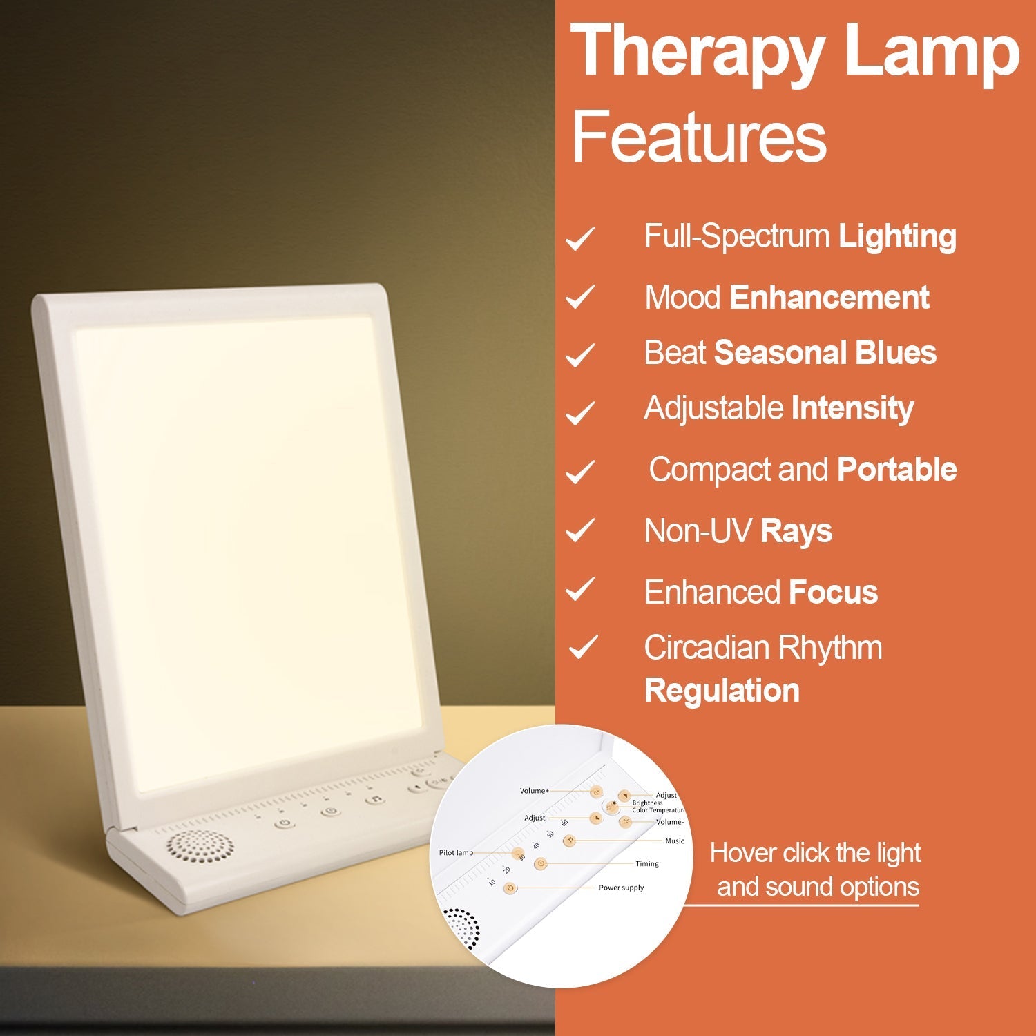 S.A.D Therapy Lamp Pro *Best Seller* DP4